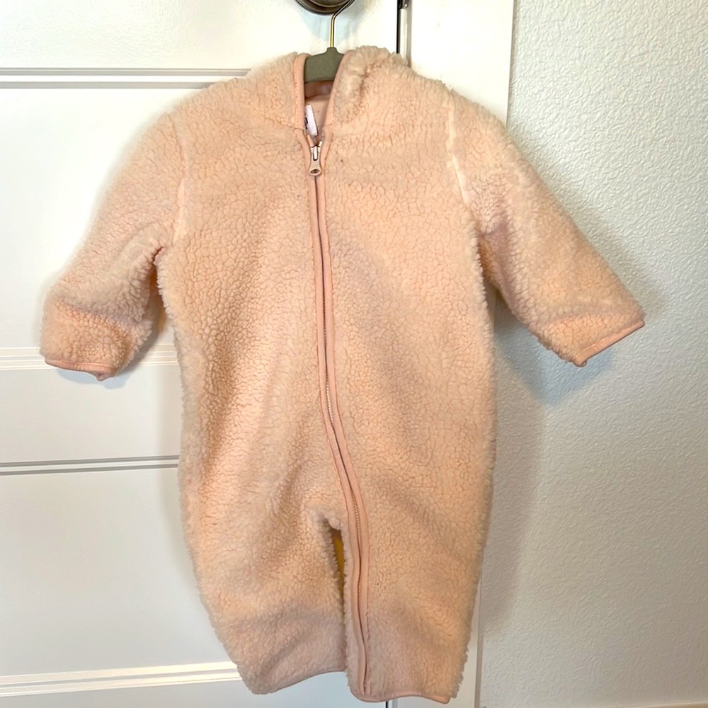 Baby Gap Pink Fleece Bunting